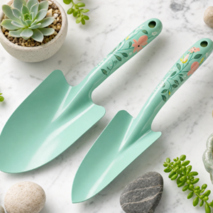 Lightweight Mint Green Aluminum Floral Garden Trowels